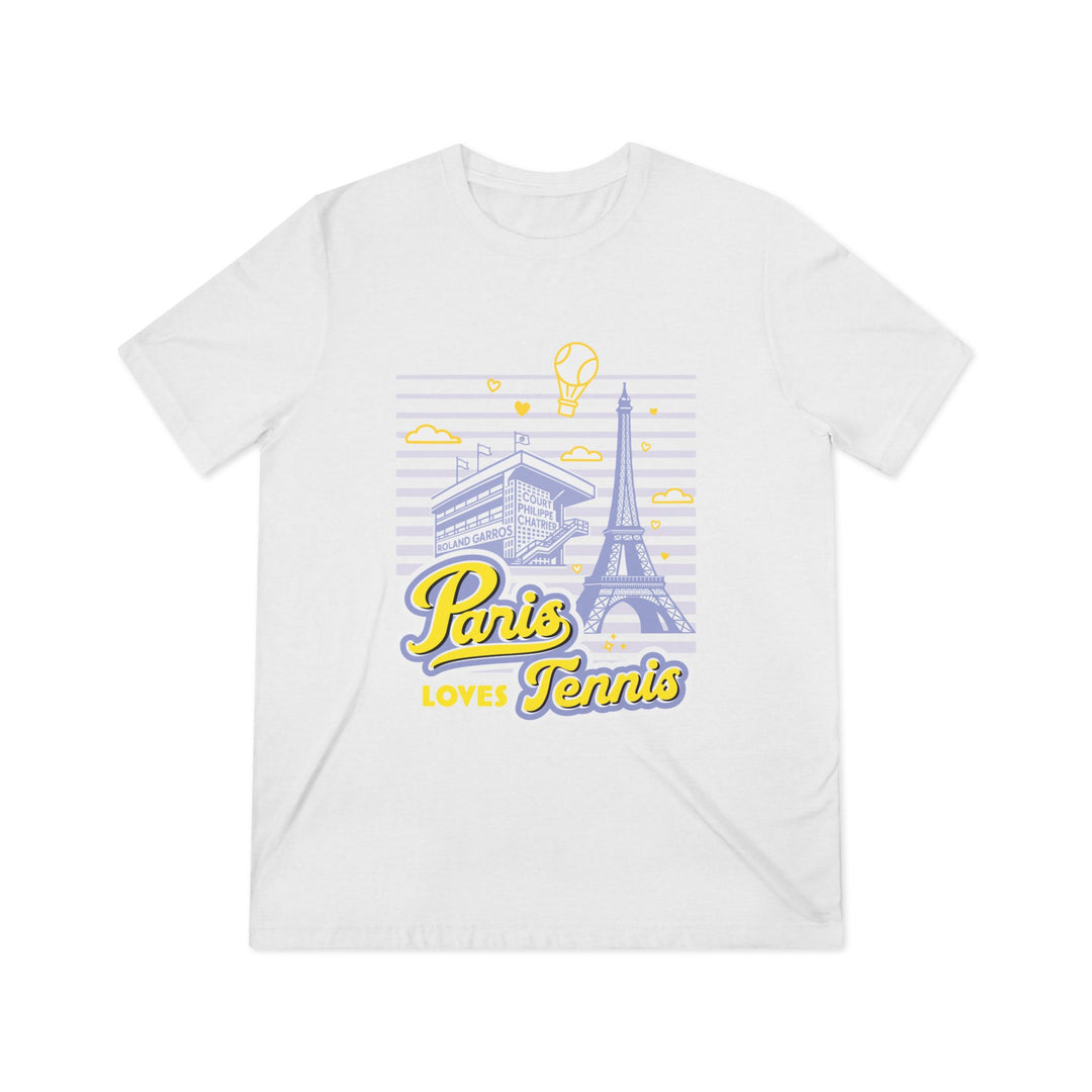 Paris Loves Tennis Unisex Triblend T-Shirt