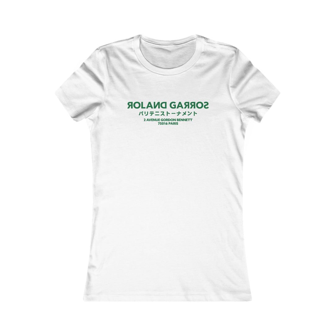 Roland Garros Underground Women's Fitted Tee