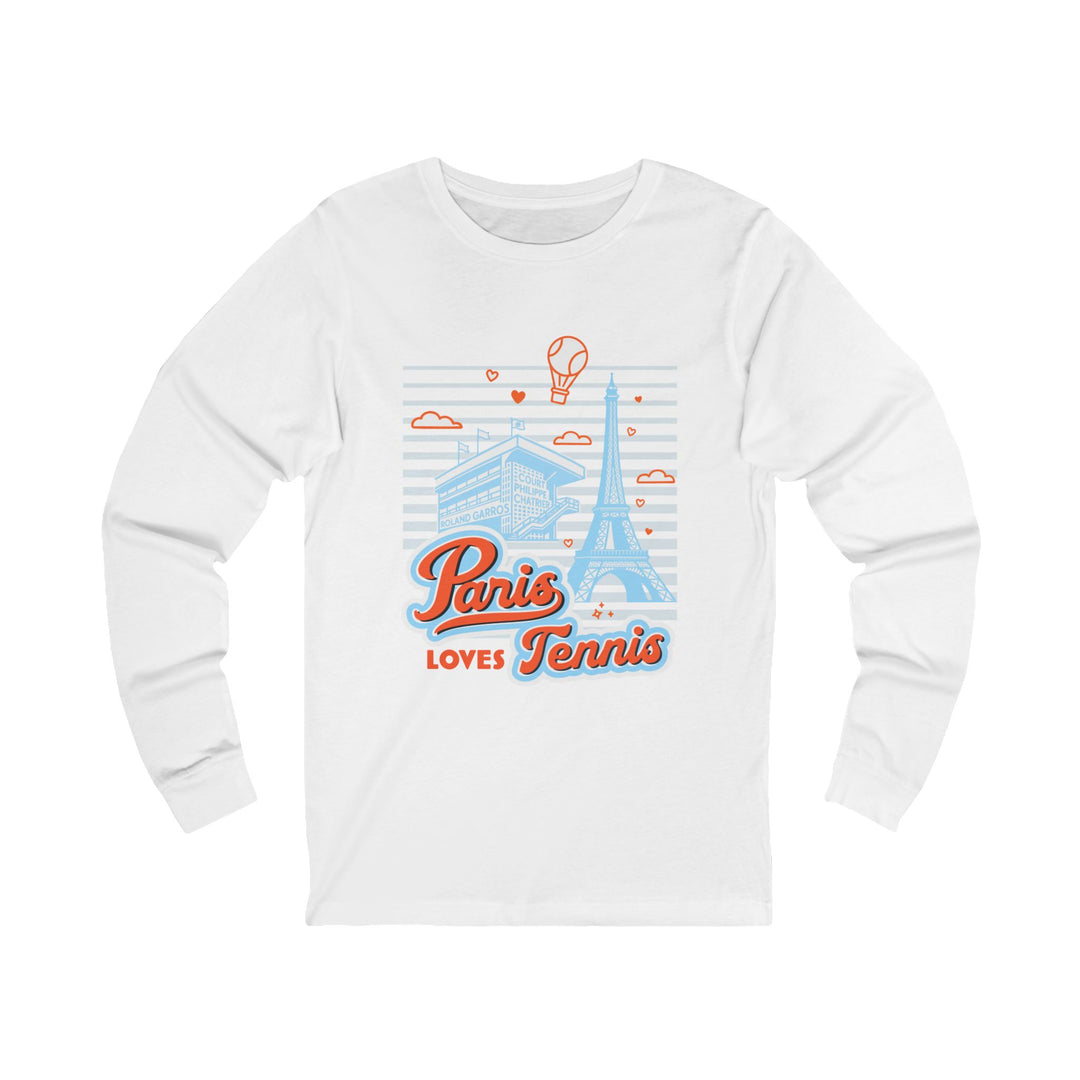 Paris Loves Tennis Long Sleeve T-shirt