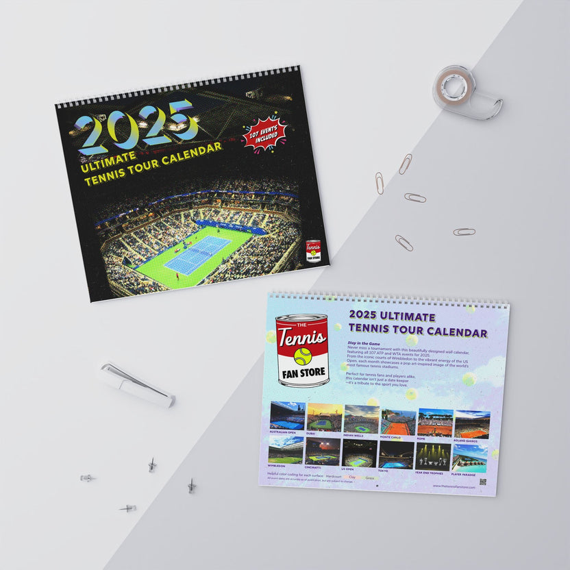 2025 Tennis Calendars 🎾 ATP & WTA Tournament Dates The Tennis Fan Store