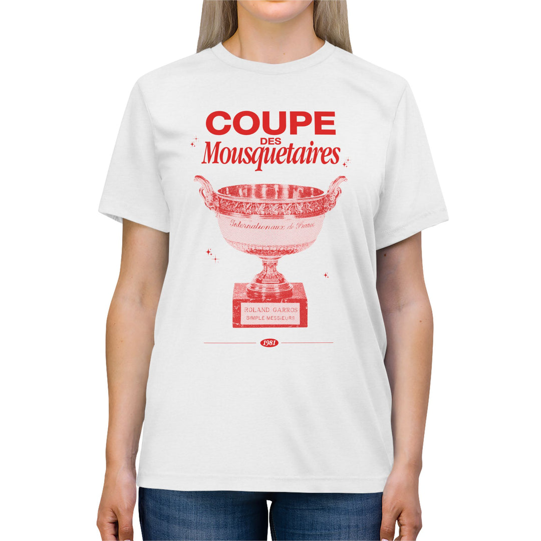 Suzanne Lenglen Trophy Unisex Triblend T-Shirt