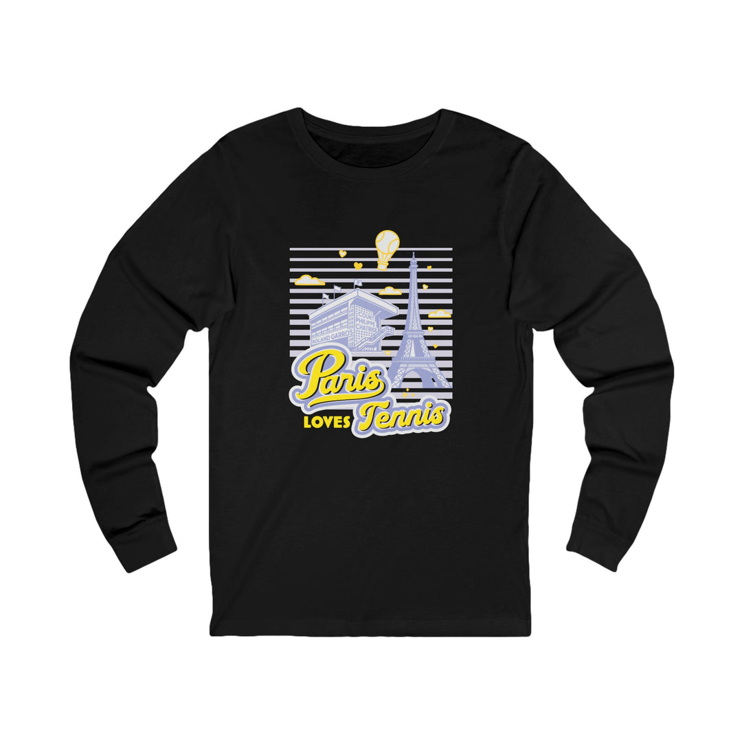 Paris Loves Tennis Long Sleeve T-shirt