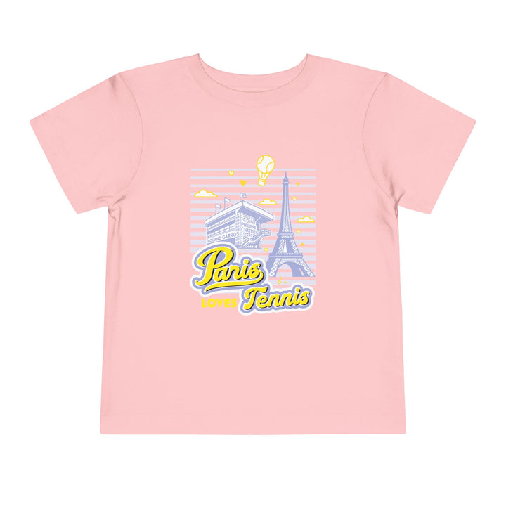 Paris Loves Tennis Toddler T-Shirt
