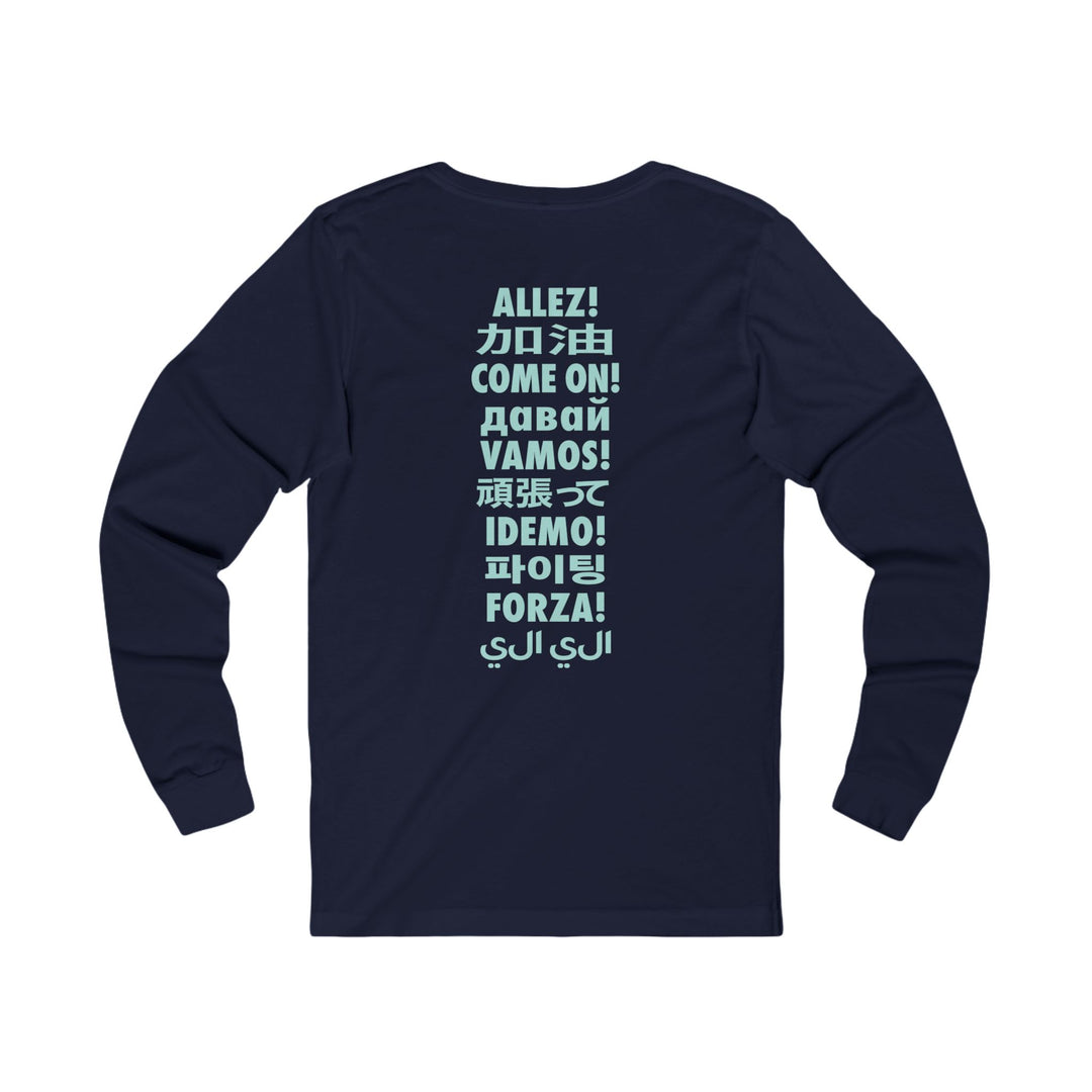 Allez / Vamos Unisex Long Sleeve Tennis T-shirt