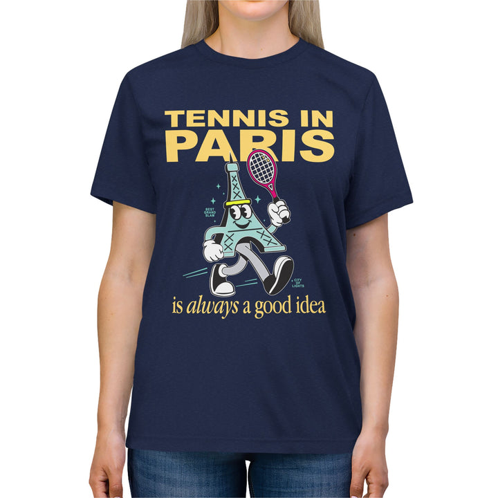 French Open Mascot Unisex Triblend T-Shirt