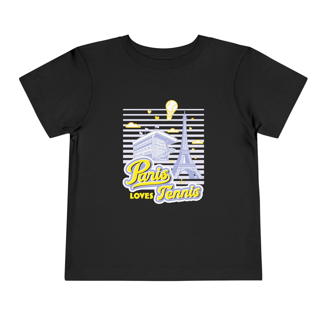 Paris Loves Tennis Toddler T-Shirt