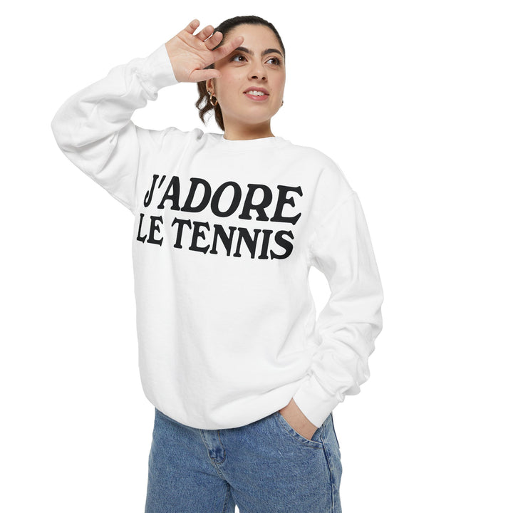 J'adore le Tennis  Sweatshirt