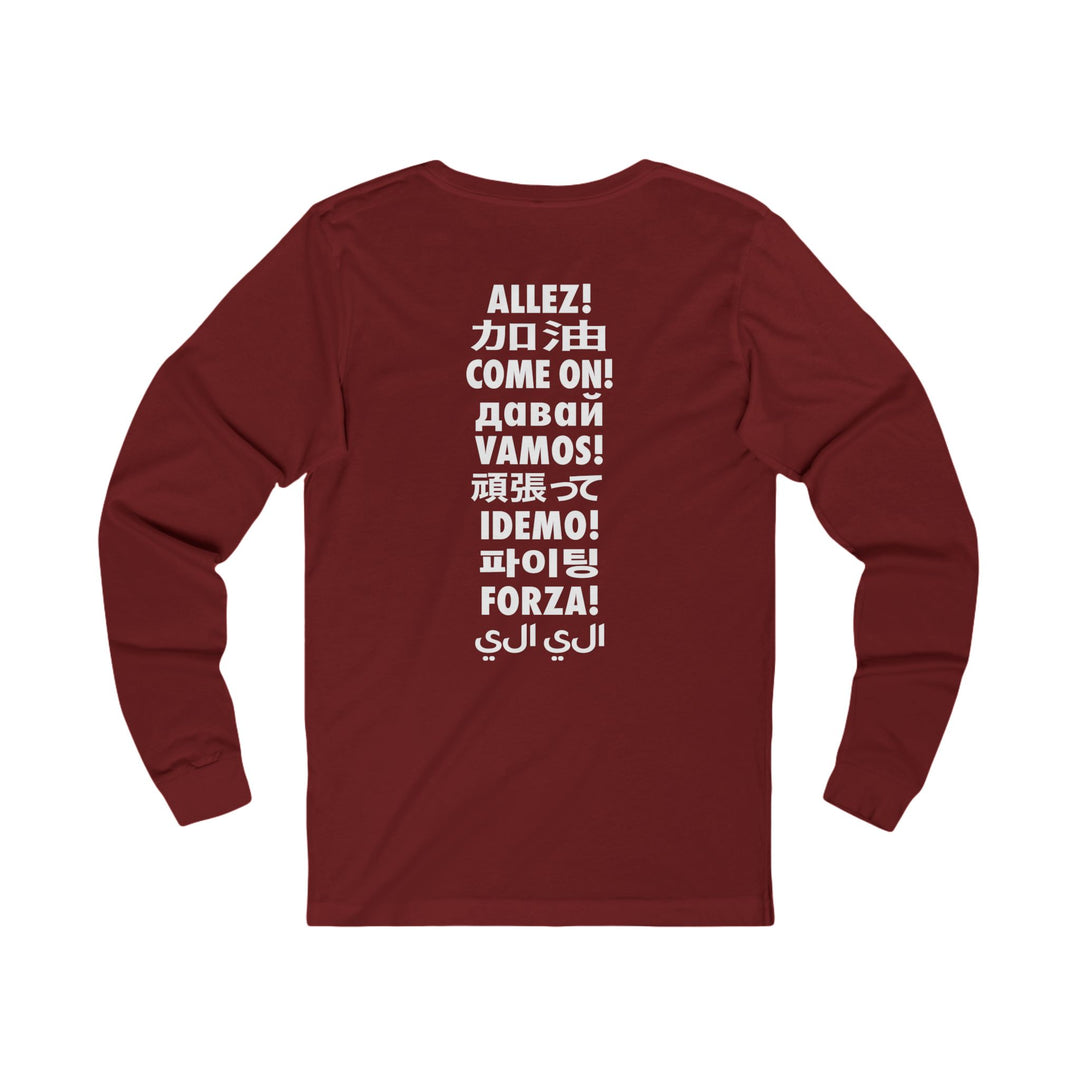Allez / Vamos Unisex Long Sleeve Tennis T-shirt