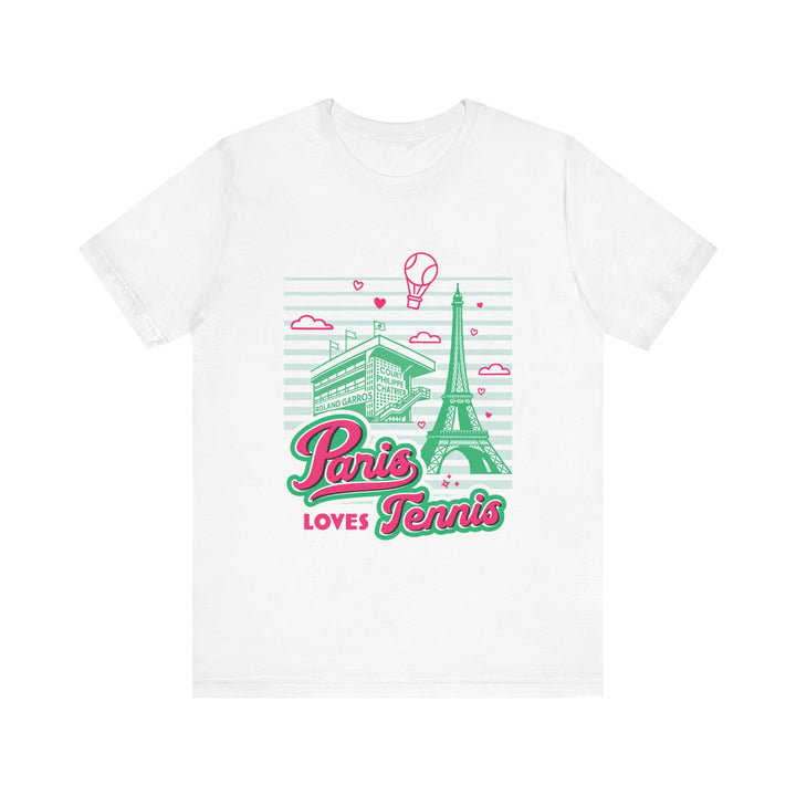 Paris Loves Tennis Unisex T-Shirt