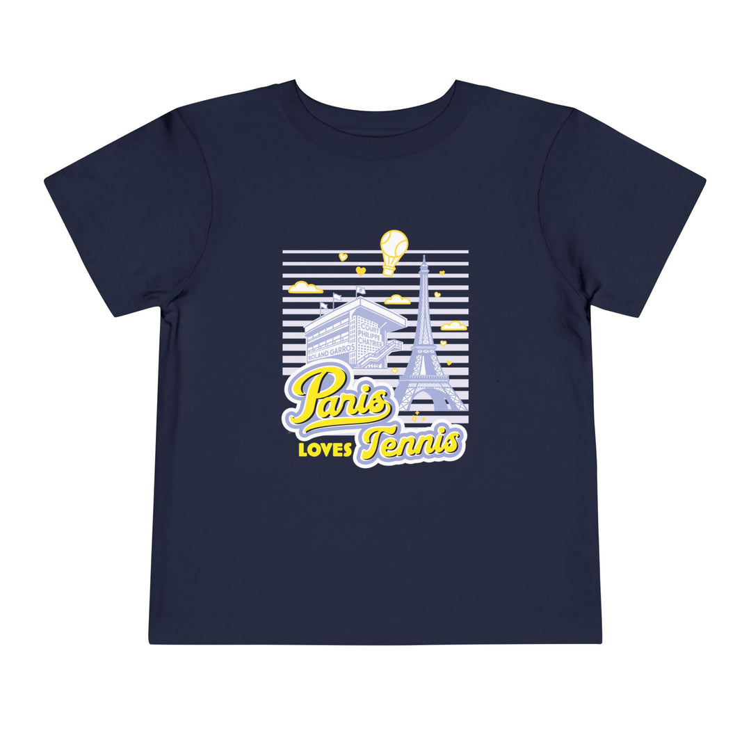 Paris Loves Tennis Toddler T-Shirt