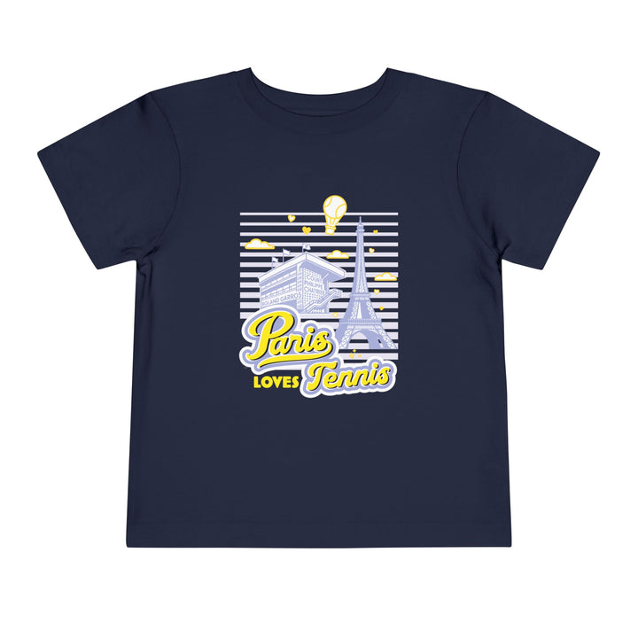 Paris Loves Tennis Toddler T-Shirt