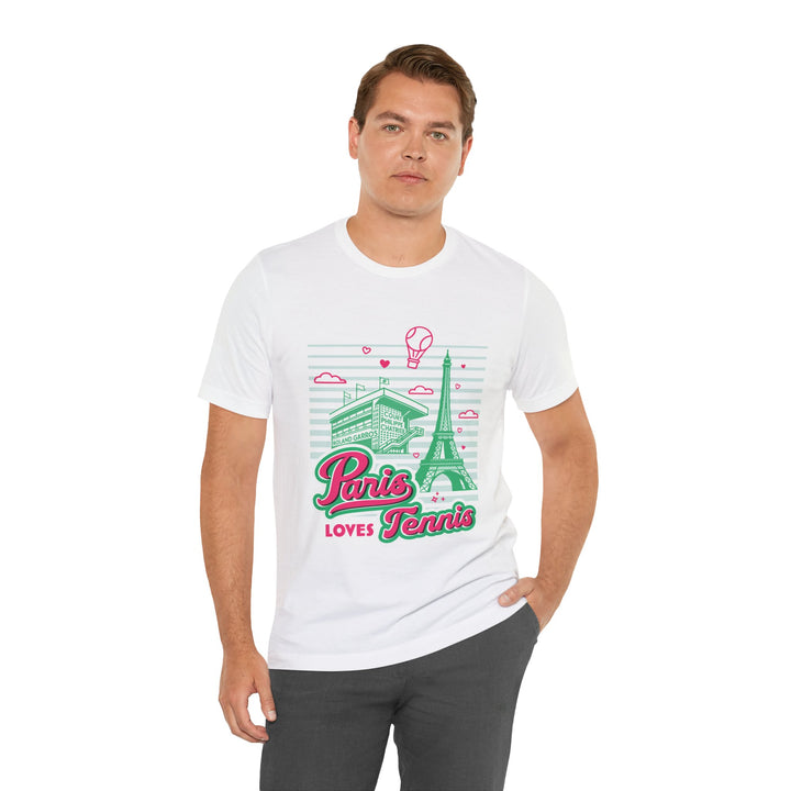 Paris Loves Tennis Unisex T-Shirt