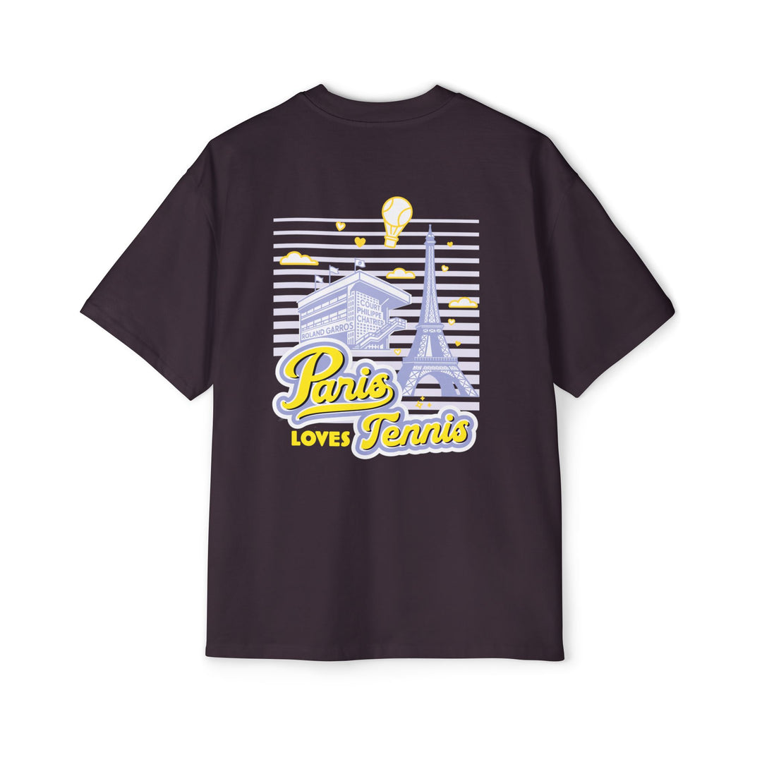 Paris Loves Tennis Oversized Tee