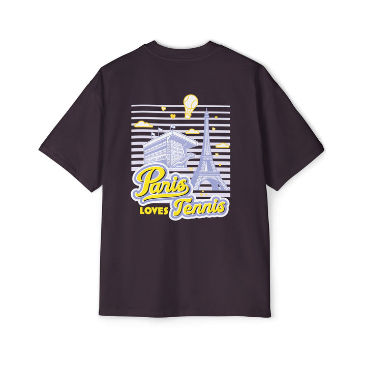 Paris Loves Tennis Oversized Tee