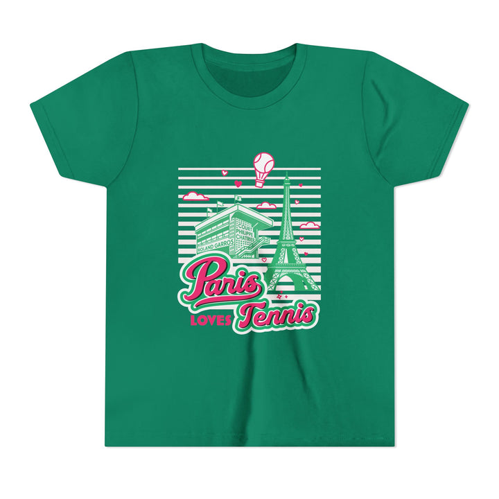 Paris Loves Tennis Kid's T-Shirt