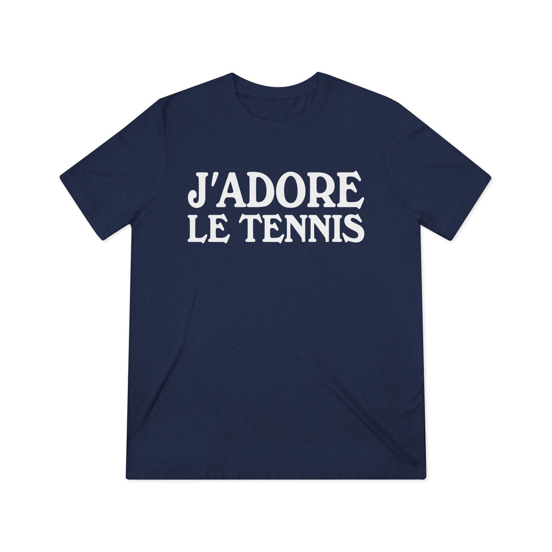 J'adore le Tennis Unisex Triblend T-Shirt