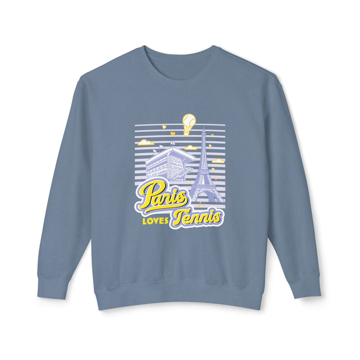 Paris Loves Tennis Lightweight Sweatshirt