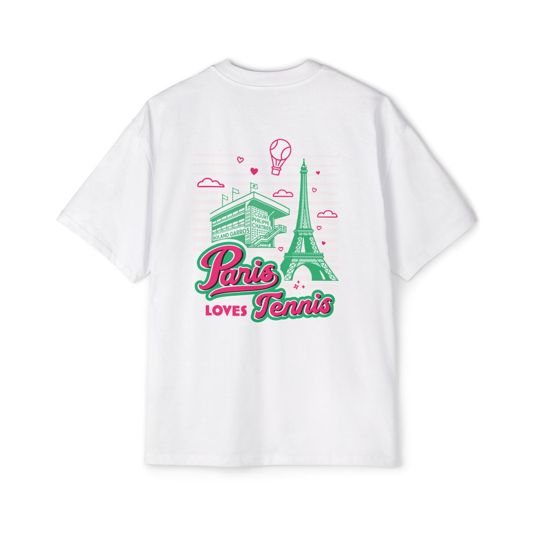 Paris Loves Tennis Oversized Tee