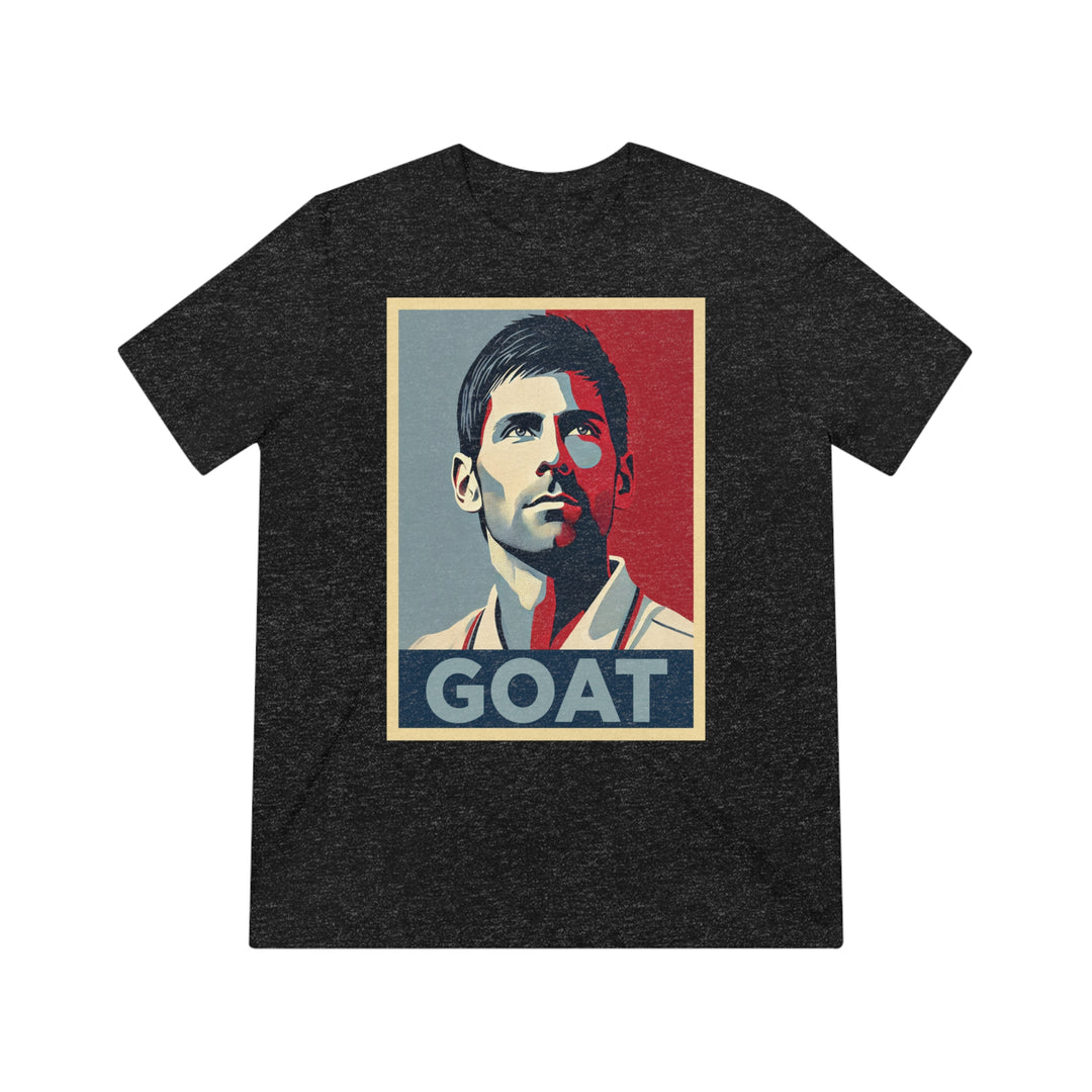 Novak Djokovic GOAT Unisex Triblend Tee