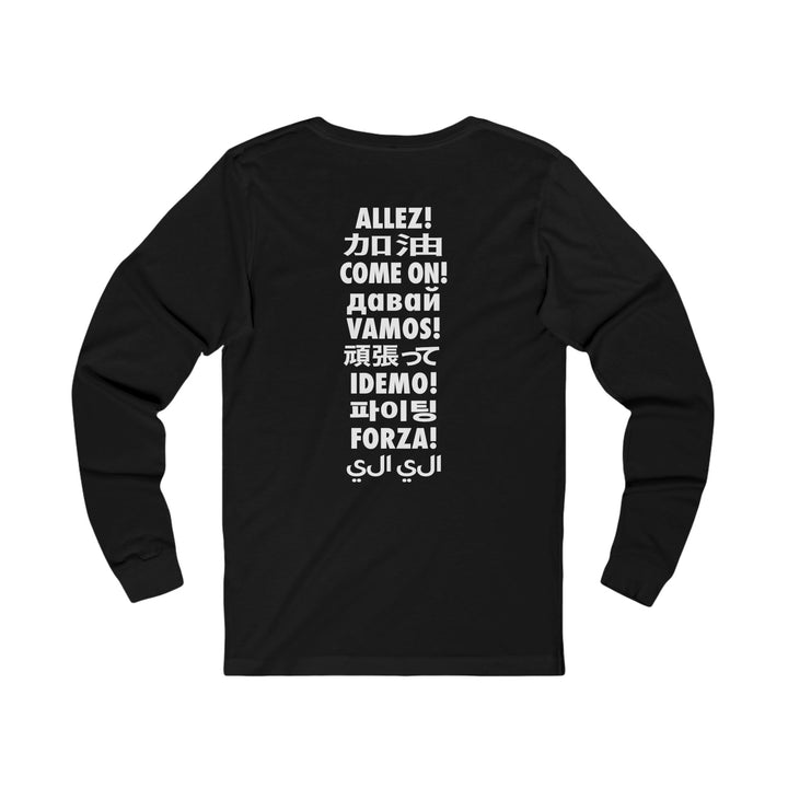 Allez / Vamos Unisex Long Sleeve Tennis T-shirt
