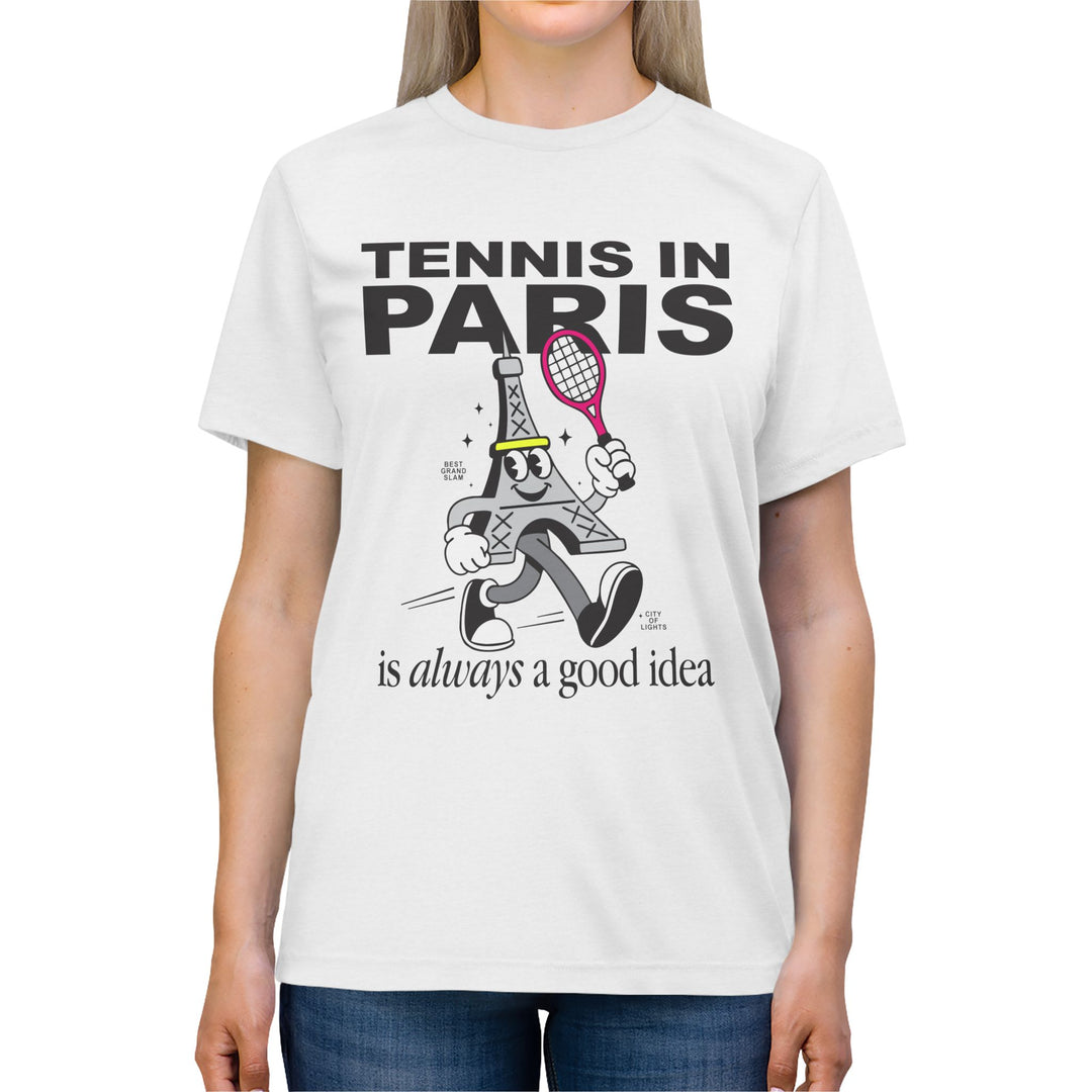 French Open Mascot Unisex Triblend T-Shirt