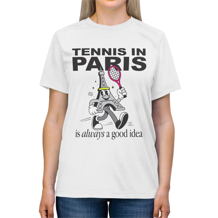 French Open Mascot Unisex Triblend T-Shirt