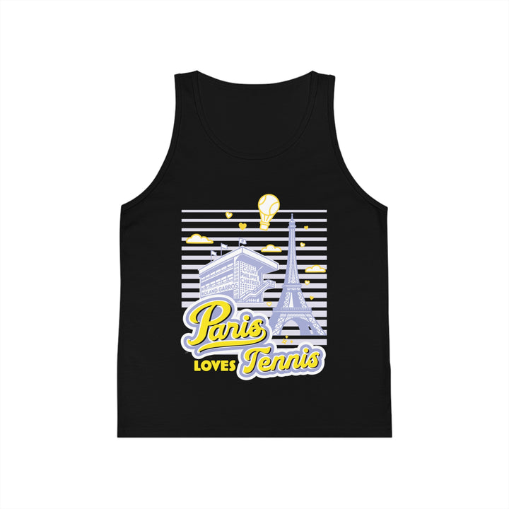 Paris Loves Tennis Kid's Tank Top