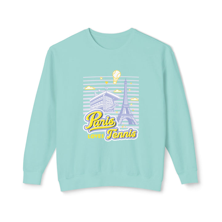 Paris Loves Tennis Lightweight Sweatshirt