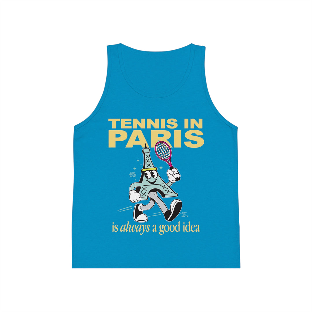 French Open Mascot Kid's Tank Top