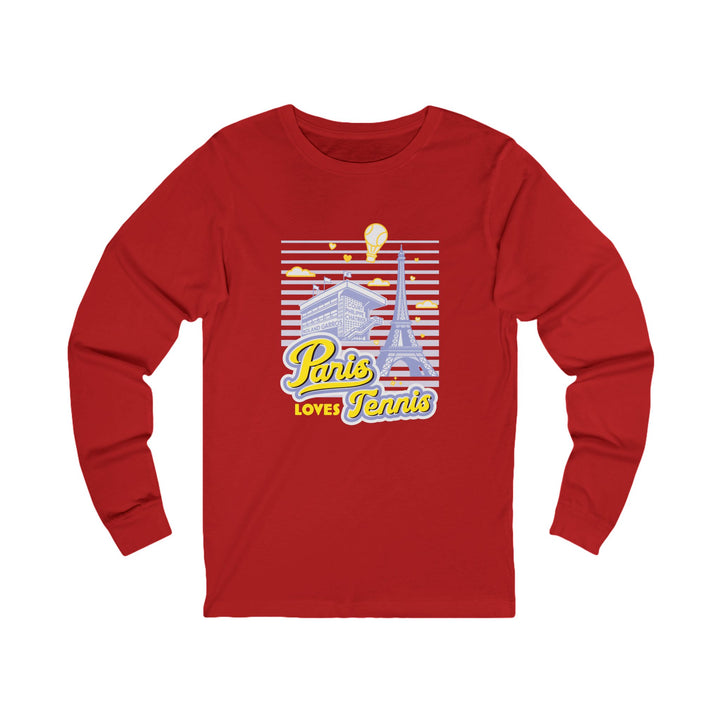 Paris Loves Tennis Long Sleeve T-shirt