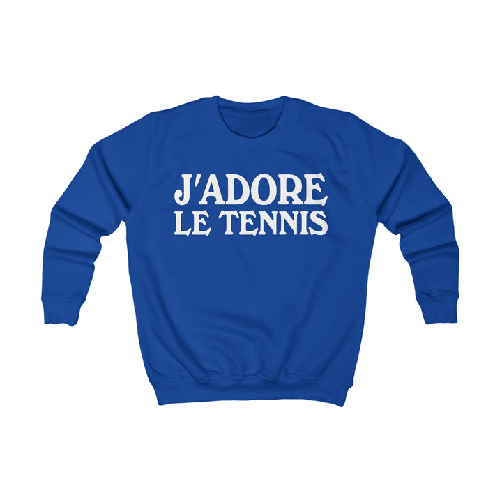 J'adore le Tennis Kid's Sweatshirt