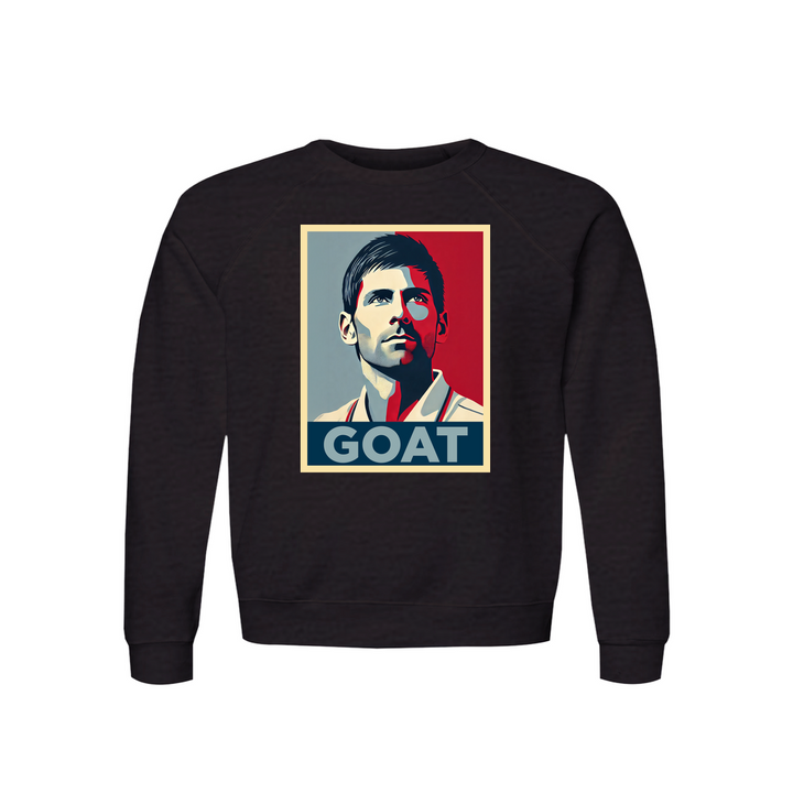 Novak Djokovic GOAT Unisex Sponge Fleece Sweatshirt