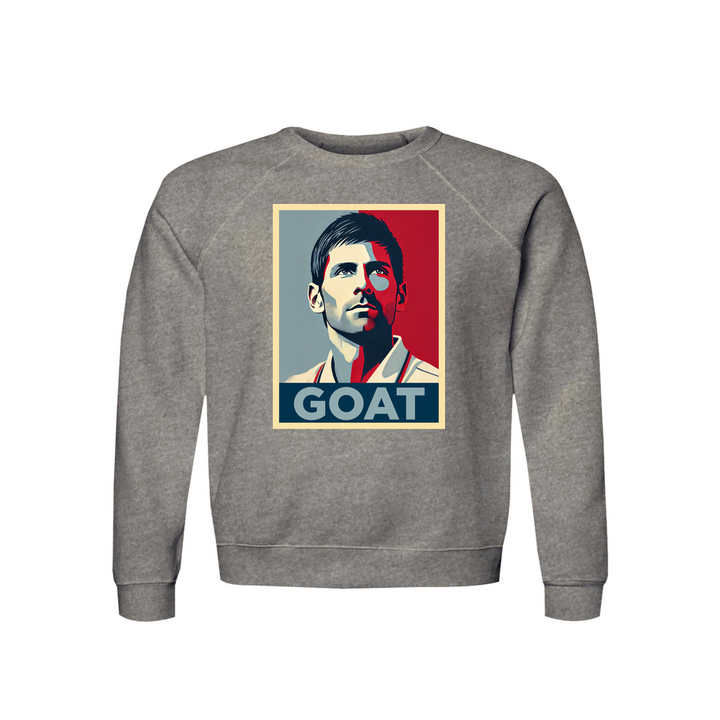 Novak Djokovic GOAT Unisex Sponge Fleece Sweatshirt