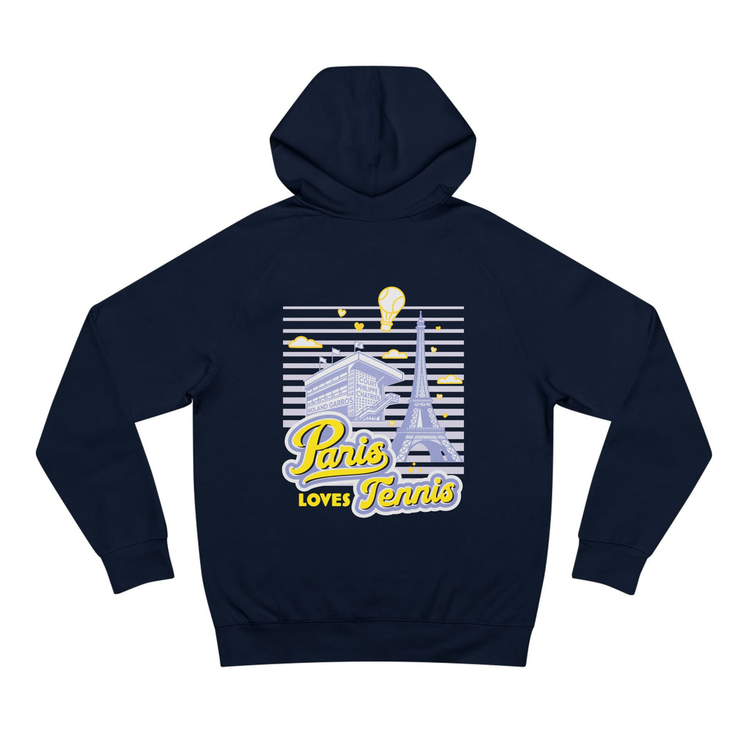 Paris Loves Tennis Hoodie Sweatshirt