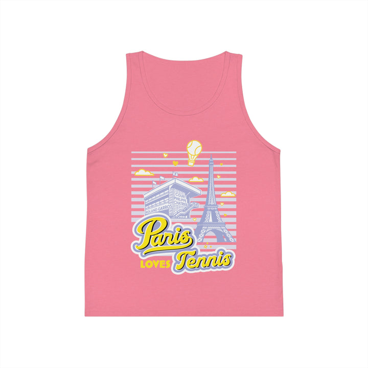 Paris Loves Tennis Kid's Tank Top