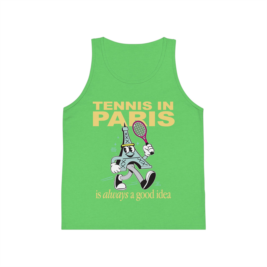 French Open Mascot Kid's Tank Top