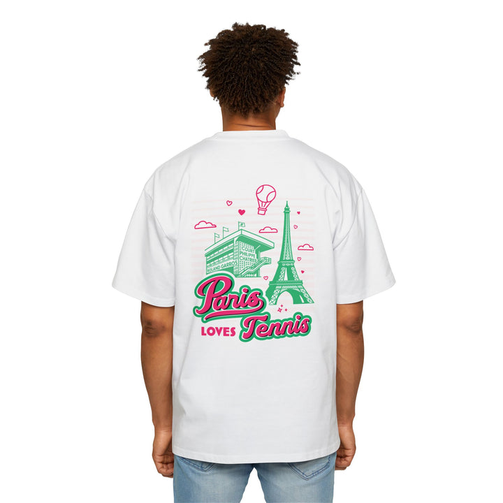 Paris Loves Tennis Oversized Tee