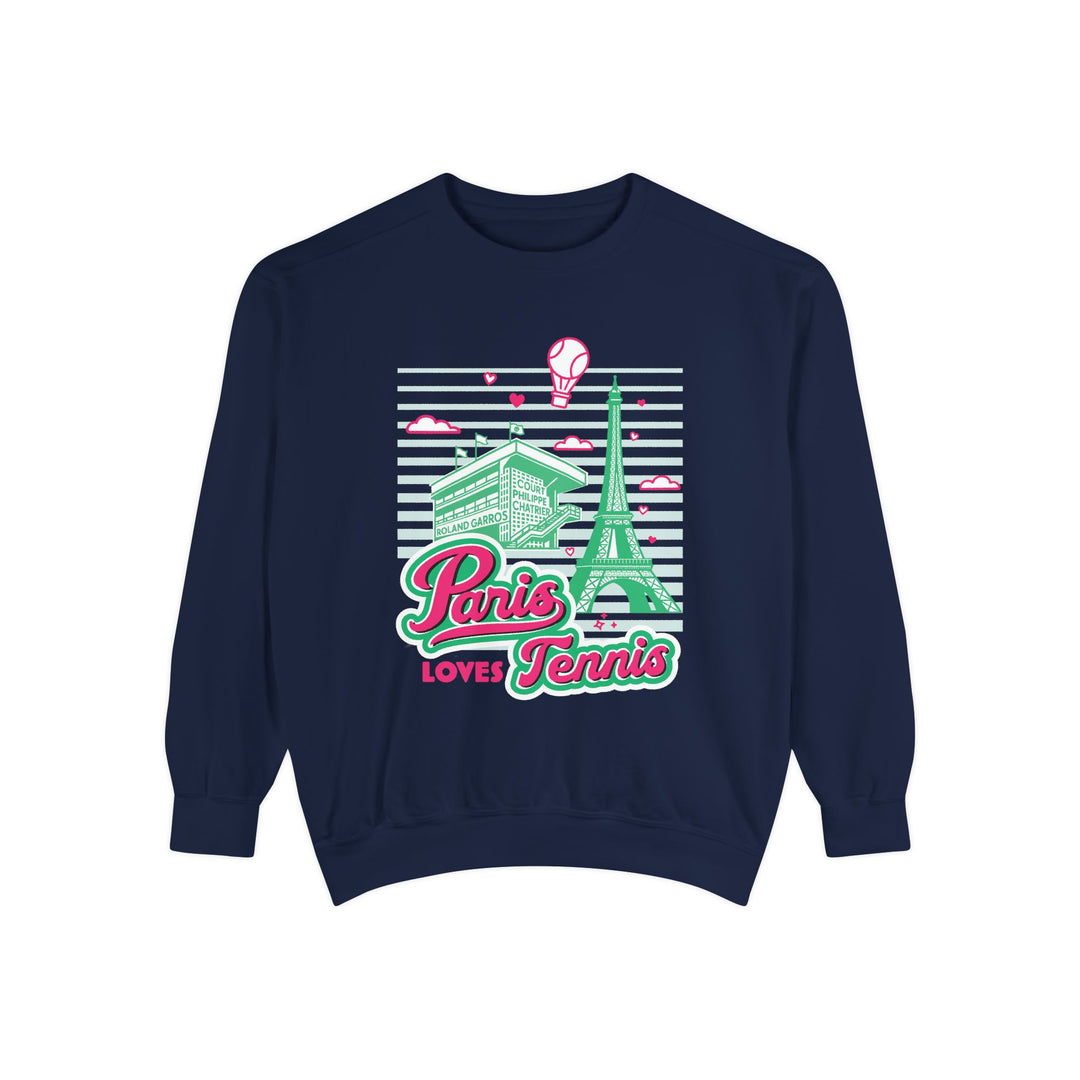 Paris Loves Tennis Sweatshirt