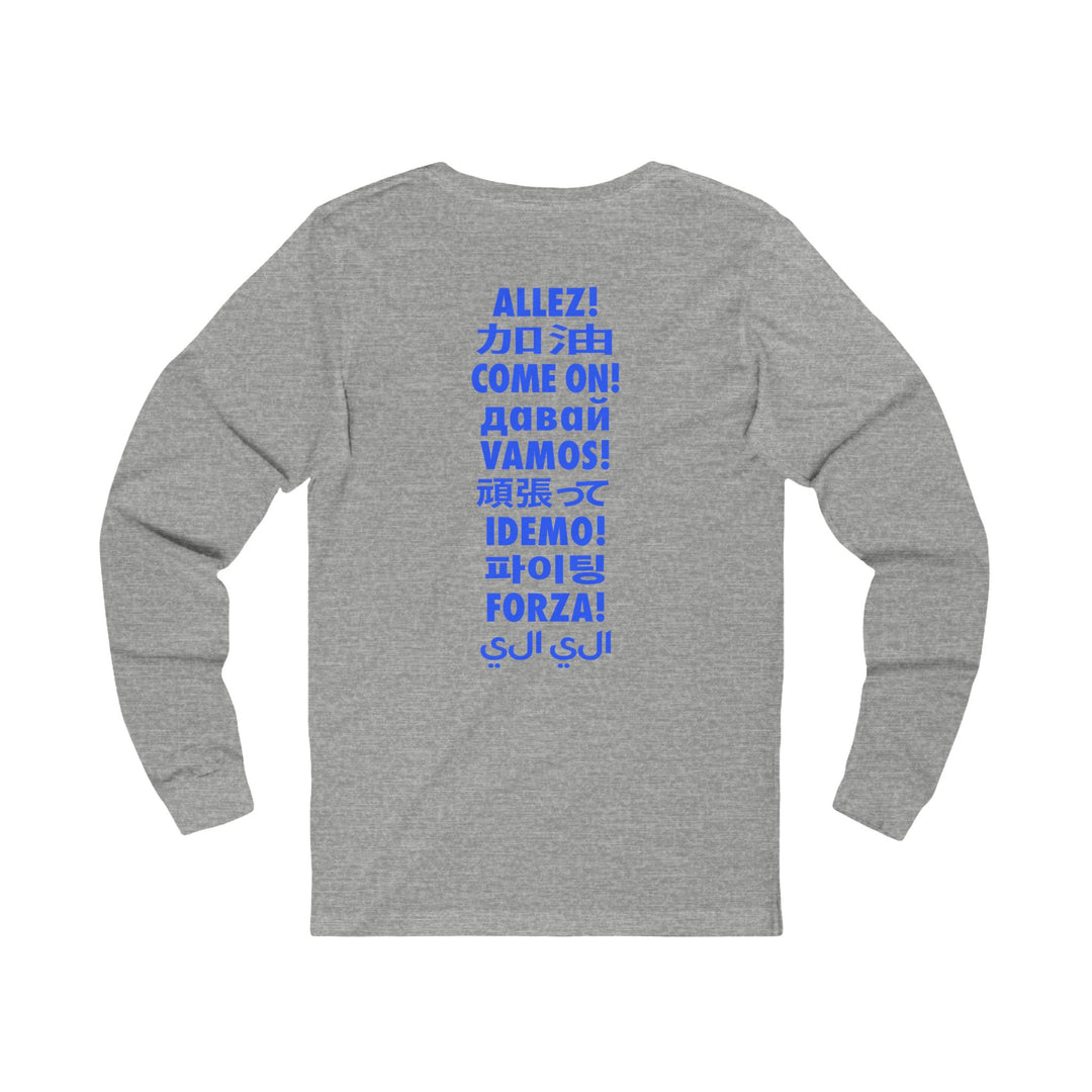 Allez / Vamos Unisex Long Sleeve Tennis T-shirt