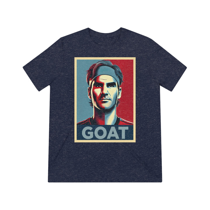 Roger Federer GOAT Unisex Triblend Tee