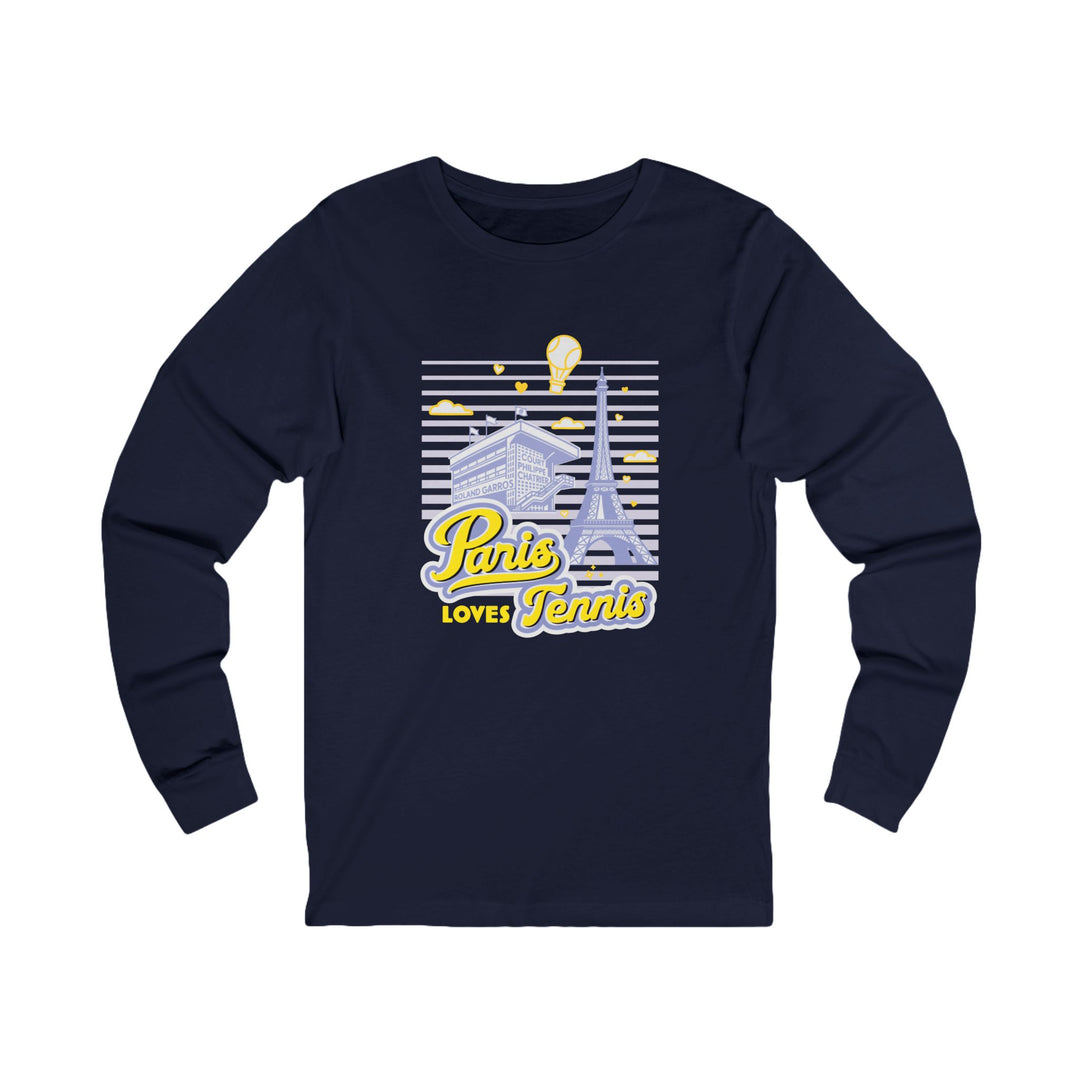 Paris Loves Tennis Long Sleeve T-shirt