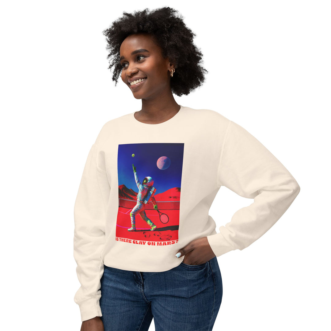 Is There Clay on Mars? Lightweight Sweatshirt