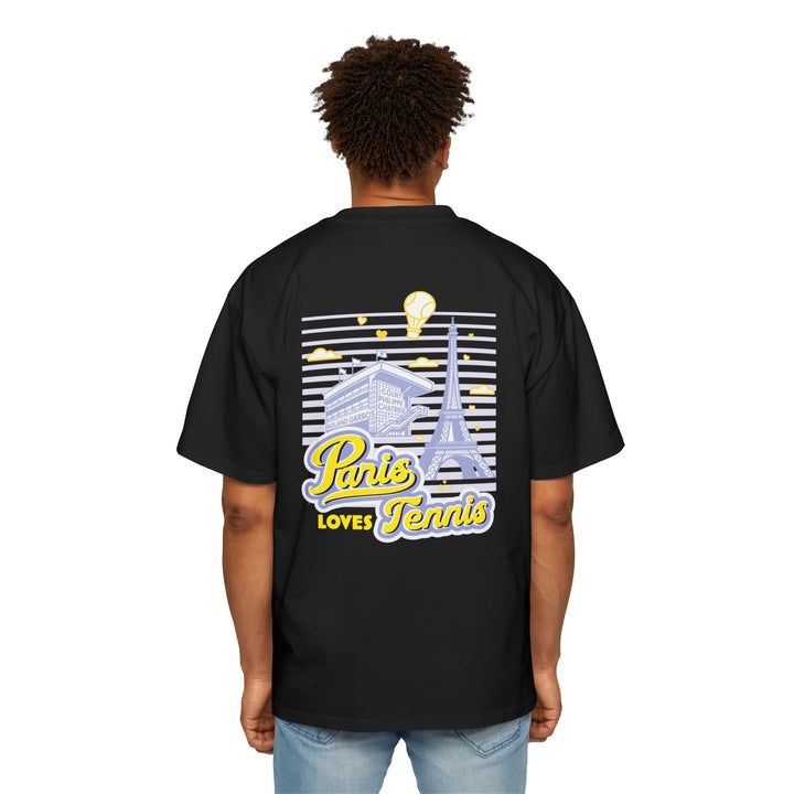 Paris Loves Tennis Oversized Tee