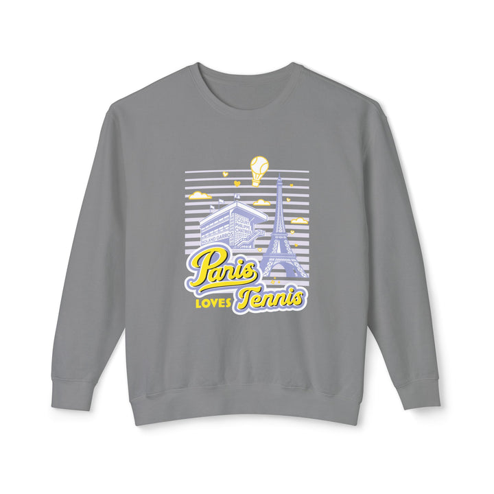 Paris Loves Tennis Lightweight Sweatshirt