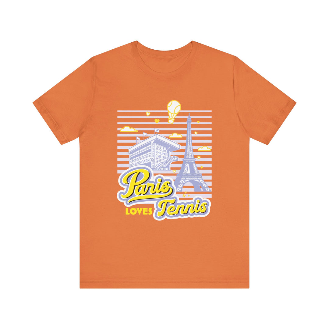 Paris Loves Tennis Unisex T-Shirt