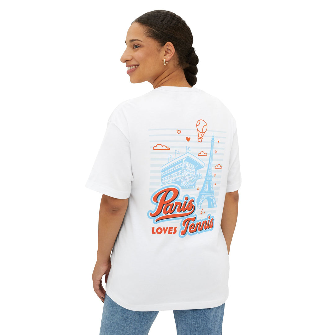 Paris Loves Tennis Heavyweight / Boxy Tee