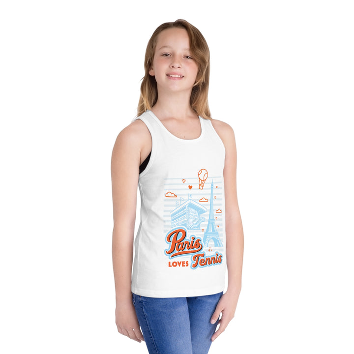 Paris Loves Tennis Kid's Tank Top