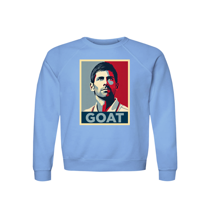 Novak Djokovic GOAT Unisex Sponge Fleece Sweatshirt