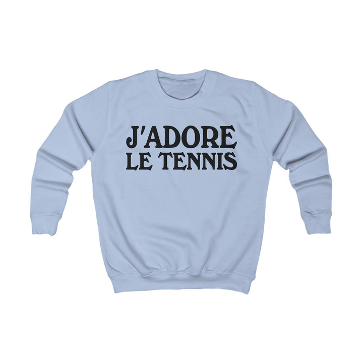 J'adore le Tennis  Kid's Sweatshirt