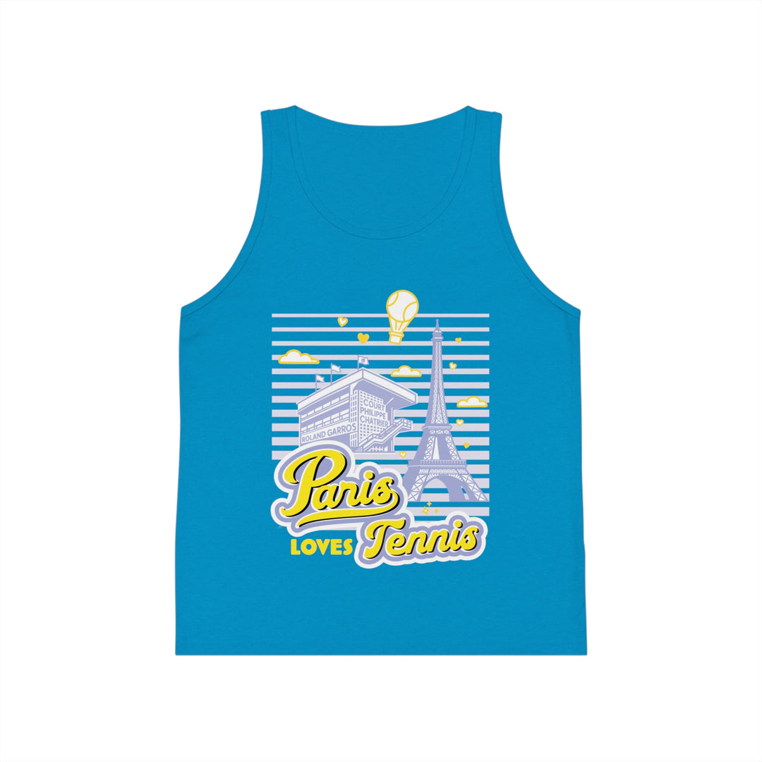 Paris Loves Tennis Kid's Tank Top